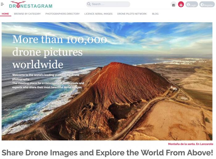 Dronestagram Homepage 2022 copie